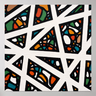 Winkel in Farbe Poster
