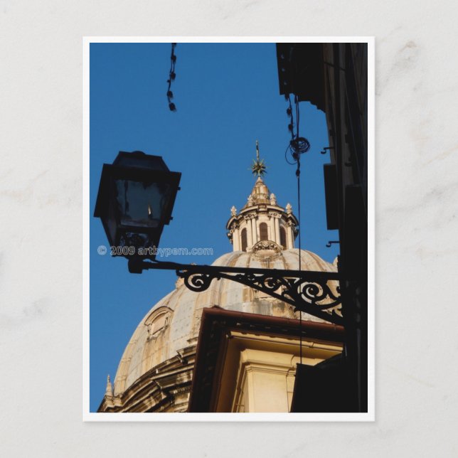 Winkel, Linien und Kurven Postkarte (Vorderseite)