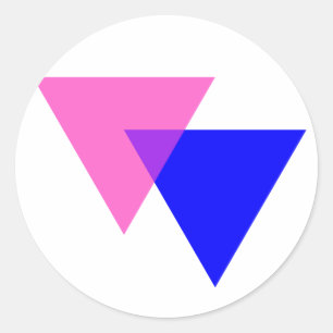 Winkel Runder Aufkleber