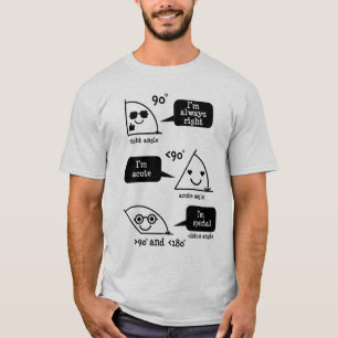 Winkelmathewissenschafts-Geometriegeschenk T-Shirt