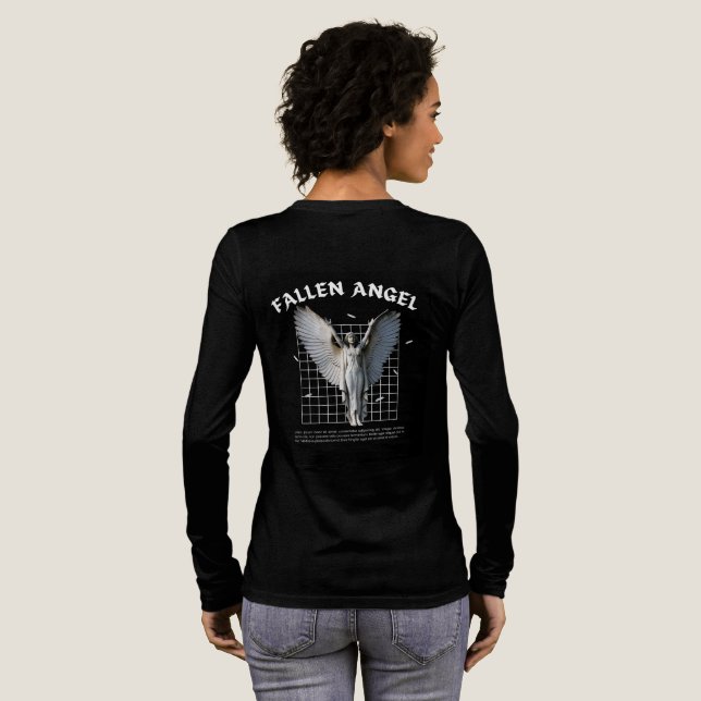 Winkelstatue Tri-Blend Shirt (Voller Rückseite)