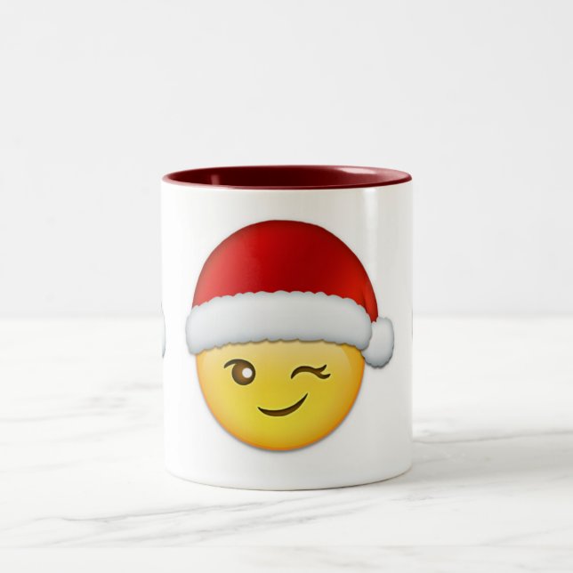 ***WINKEN BEI IHNEN SANTA*** SPASS TASSE (Mittel)