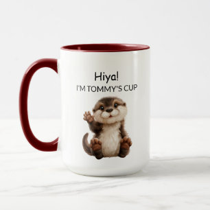 Winkender Otterbaby Tasse