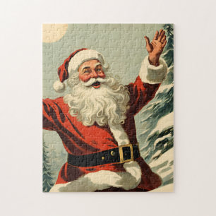 Winkender Weihnachtsmann Puzzle