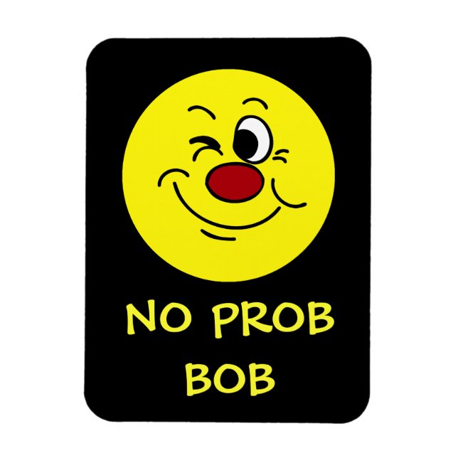 Winking Face Grumpey Magnet (Vertikal)