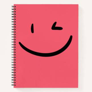 Winking-Face-Notebook Notizbuch