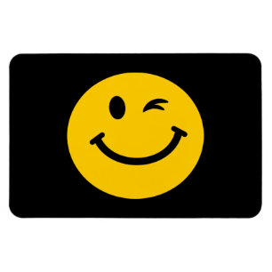 Winking-Gesicht Magnet