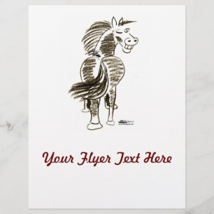 Winking Horse Viel Glück! Flyer