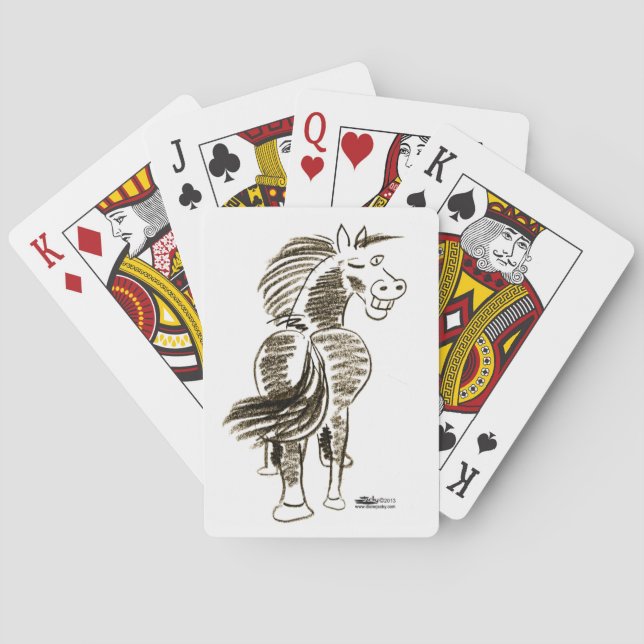 Winking Horse Viel Glück! Spielkarten (Rückseite)