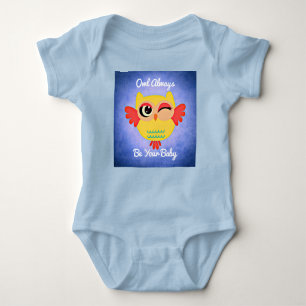 Winking Owl Baby Bodysuit Baby Strampler