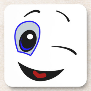 WINKING SMILEY GETRÄNKEUNTERSETZER