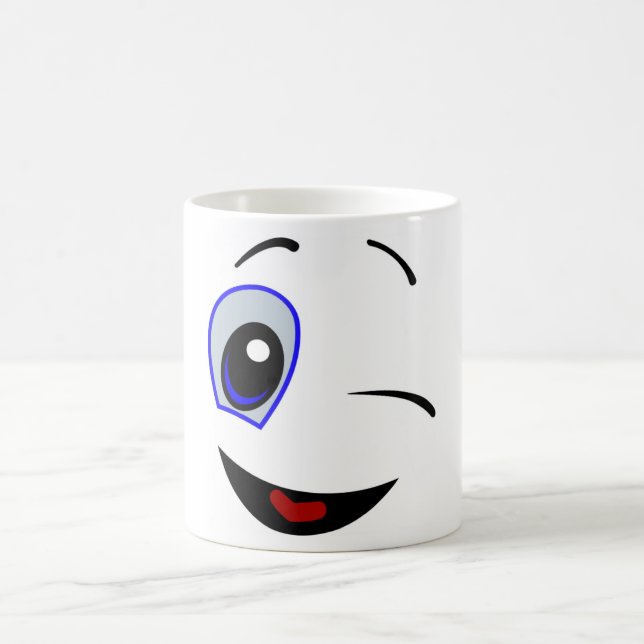 WINKING SMILEY KAFFEETASSE (Mittel)