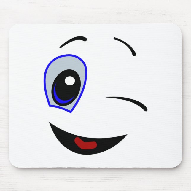 WINKING SMILEY MOUSEPAD (Vorne)