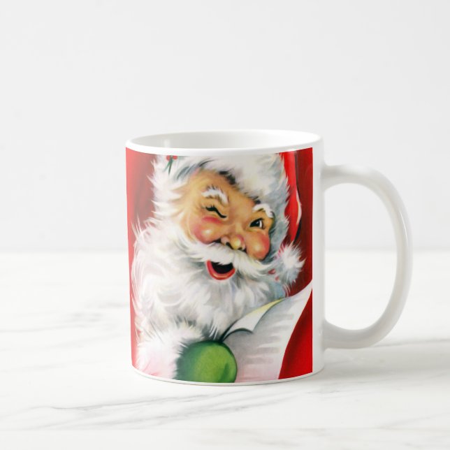 Winking Weihnachtsliste Kaffeetasse (Rechts)