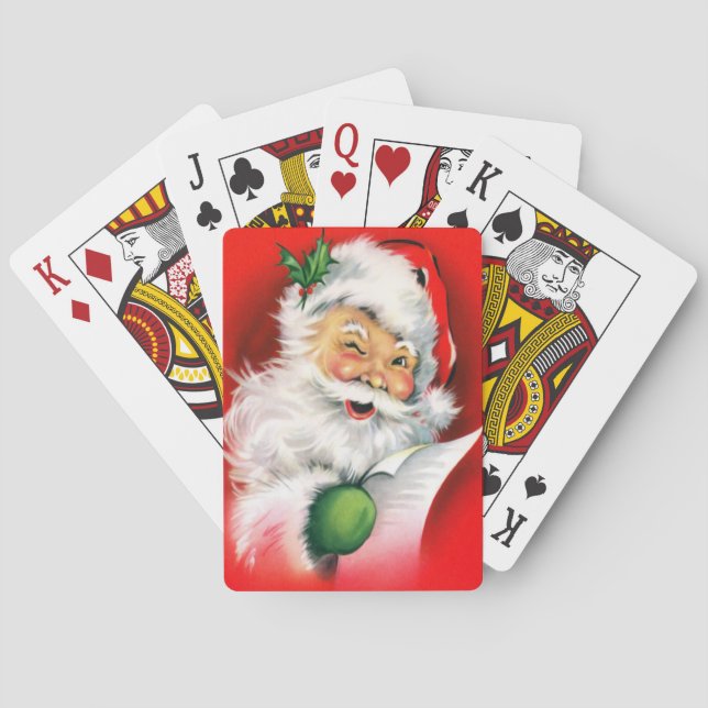 Winking Weihnachtsliste Spielkarten (Rückseite)