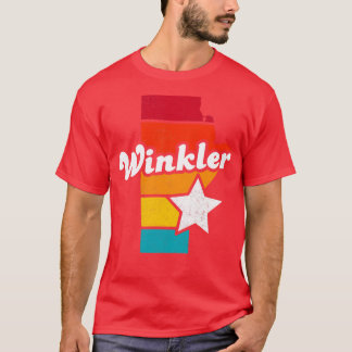 Winkler Manitoba Canada Vintag Distressed Souveni T-Shirt