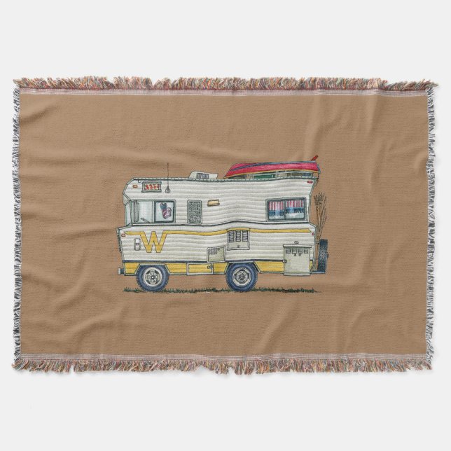 Winnebago-Camper RV-Kleid Decke (Vorderseite)