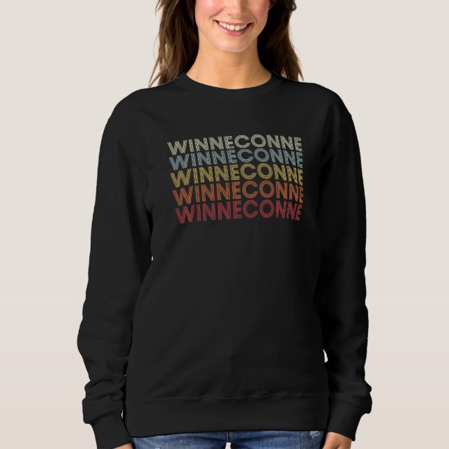 Winneconne Wisconsin Winneconne WI Retro Vintage T Sweatshirt (Vorderseite)