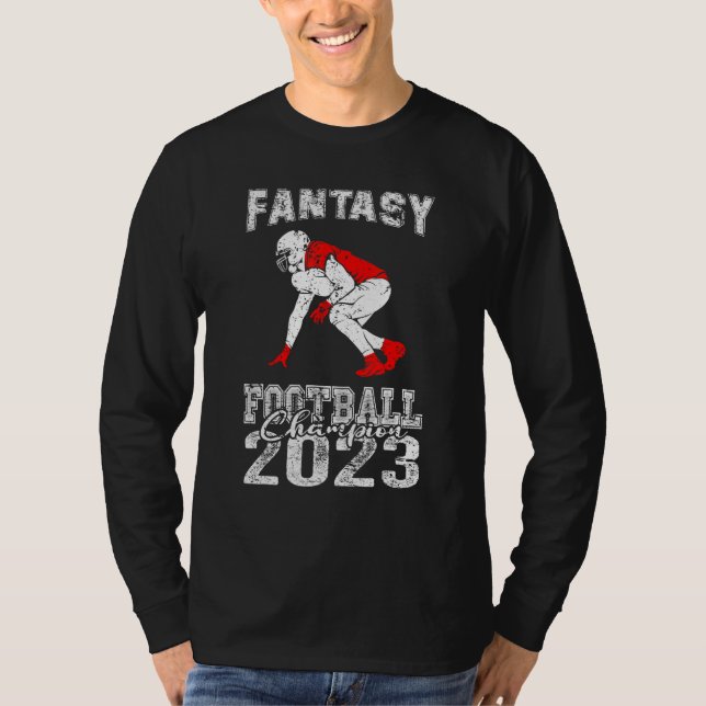 Winner Fantasy Football Champion  Fantasy League C T-Shirt (Vorderseite)