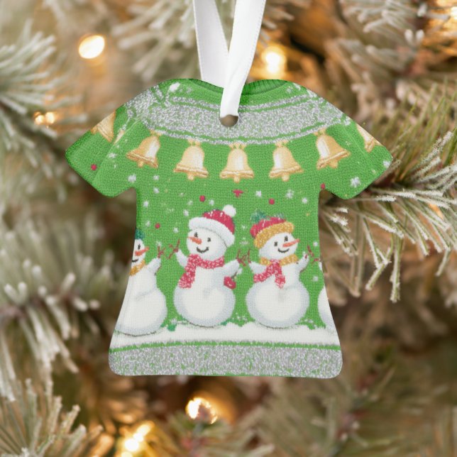 WINNER! WINNER! Tacky Christmas Sweater Contest Ornament (Baum)