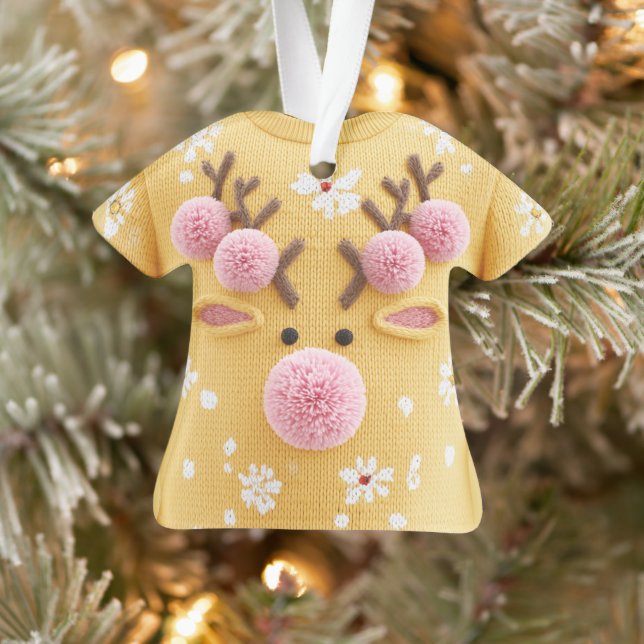 WINNER! WINNER! Tacky Christmas Sweater Contest  Ornament (Baum)