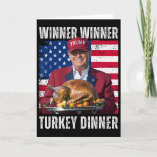 Winner Winner Truthahn Abendessen Humor Lustig Tru Karte