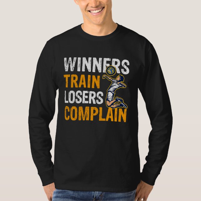 Winners Train Losers Complain Street Workout Ball  T-Shirt (Vorderseite)
