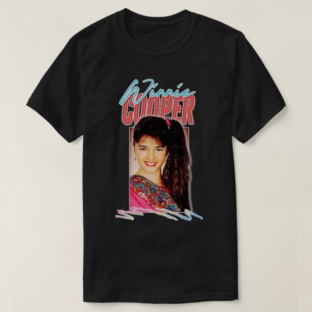 Winnie Cooper Retro Style 80er Ästhetisches Design T-Shirt (Design vorne)