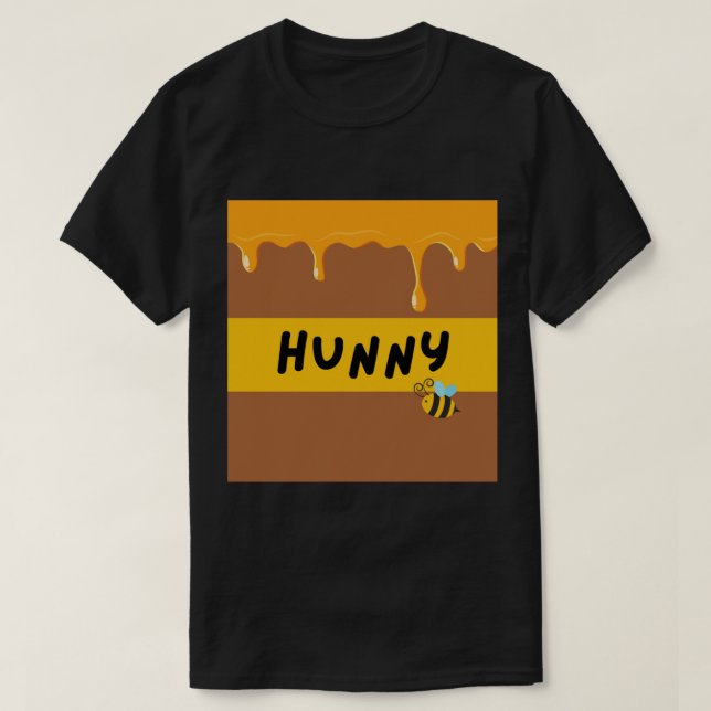 Winnie Pooh Hunny Pot Premium T - Shirt (Design vorne)