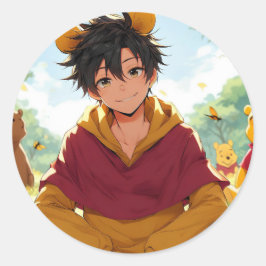 Winnie the Pooh Anime Typ V12 Sticker