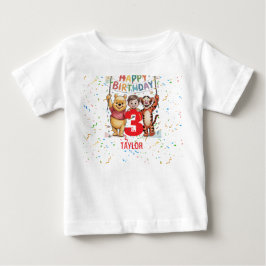 Winnie the Pooh | Happy Birthday Baby T-shirt