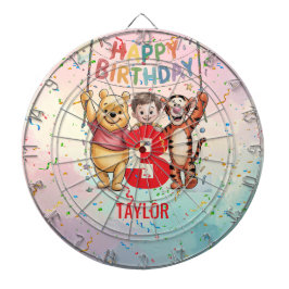 Winnie the Pooh | Happy Birthday Dartscheibe