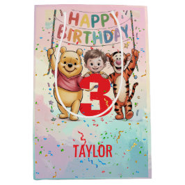 Winnie the Pooh | Happy Birthday Mittlere Geschenktüte