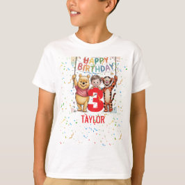 Winnie the Pooh | Happy Birthday T-Shirt