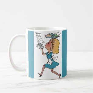 Winnie Waite die geschäftige Kellnerin Kaffeetasse
