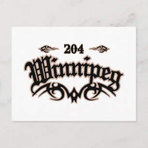 Winnipeg 204 postkarte