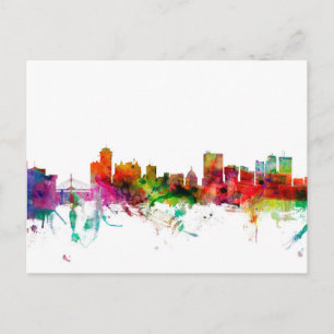 Winnipeg Canada Skyline Postkarte