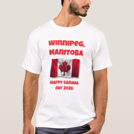 Winnipeg Frohes Canada-Tag T-Shirt