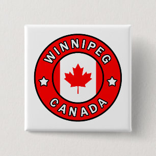 Winnipeg Kanada Button