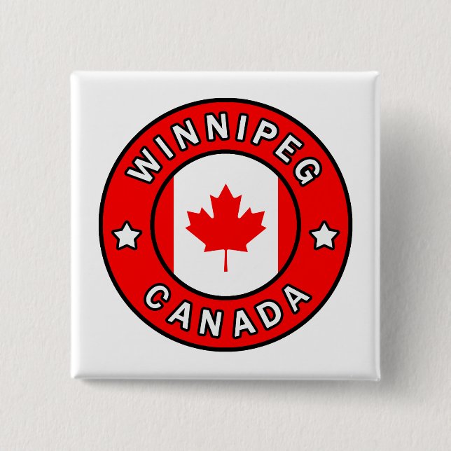 Winnipeg Kanada Button (Vorderseite)