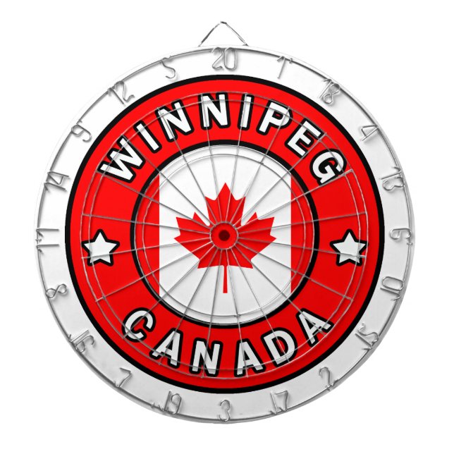 Winnipeg Kanada Dartscheibe (vorne)