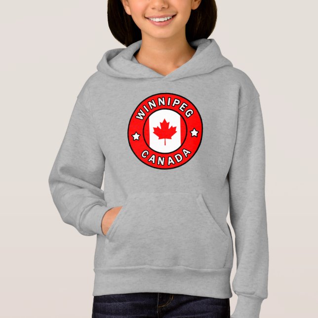 Winnipeg Kanada Hoodie (Vorderseite)