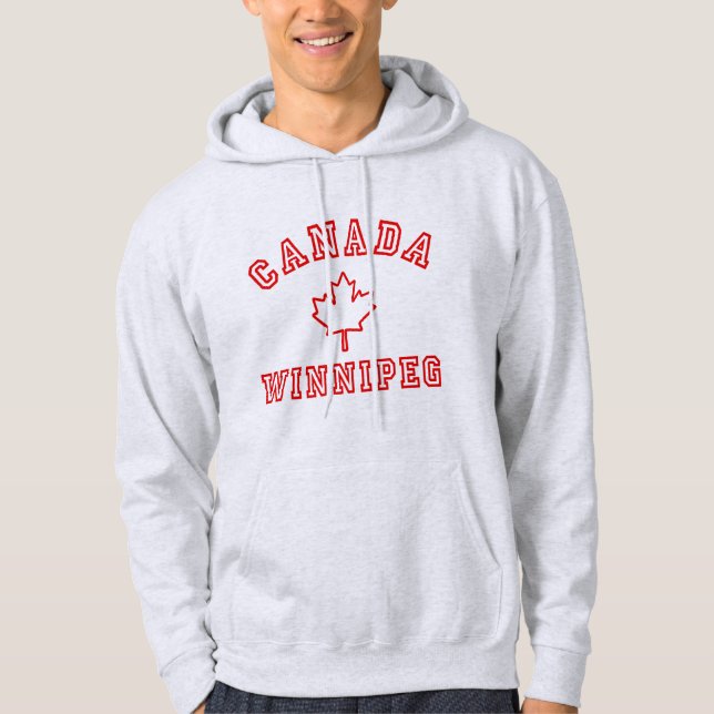 Winnipeg Kanada Hoodie (Vorderseite)