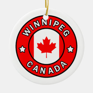 Winnipeg Kanada Keramik Ornament