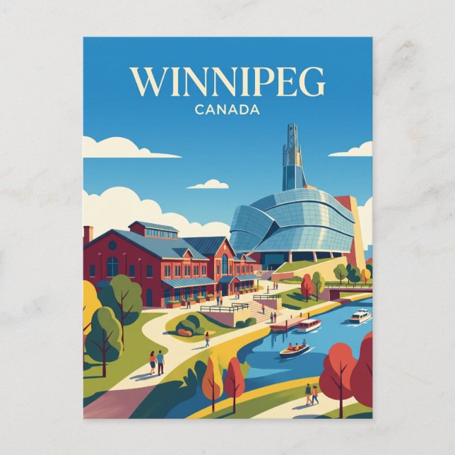 Winnipeg Kanada Postkarte (Vorderseite)
