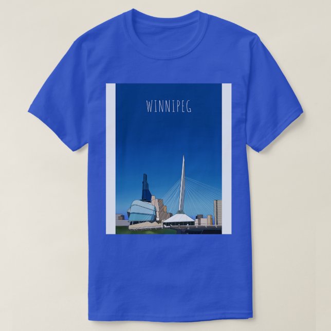 Winnipeg Manitoba Kanada T-Shirt (Design vorne)