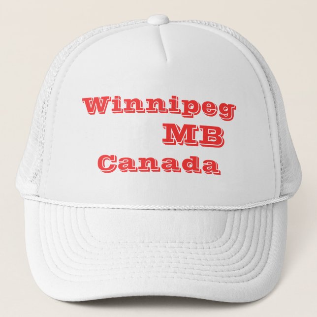 Winnipeg Manitoba Kanada Truckerkappe (Vorderseite)