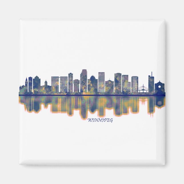Winnipeg Skyline Magnet (Vorne)