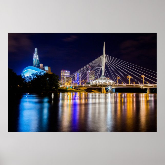 Winnipeg Skyline Poster (Vorne)