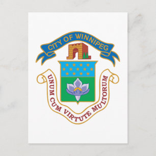 Winnipeg-Wappen Postkarte